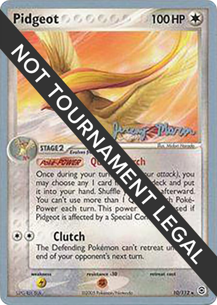0010 Pidgeot - 2005 (Jeremy Maron) Rare World Championship Decks