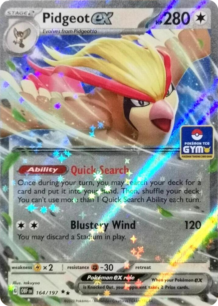 0164 Pidgeot ex Double Rare Miscellaneous Cards & Products