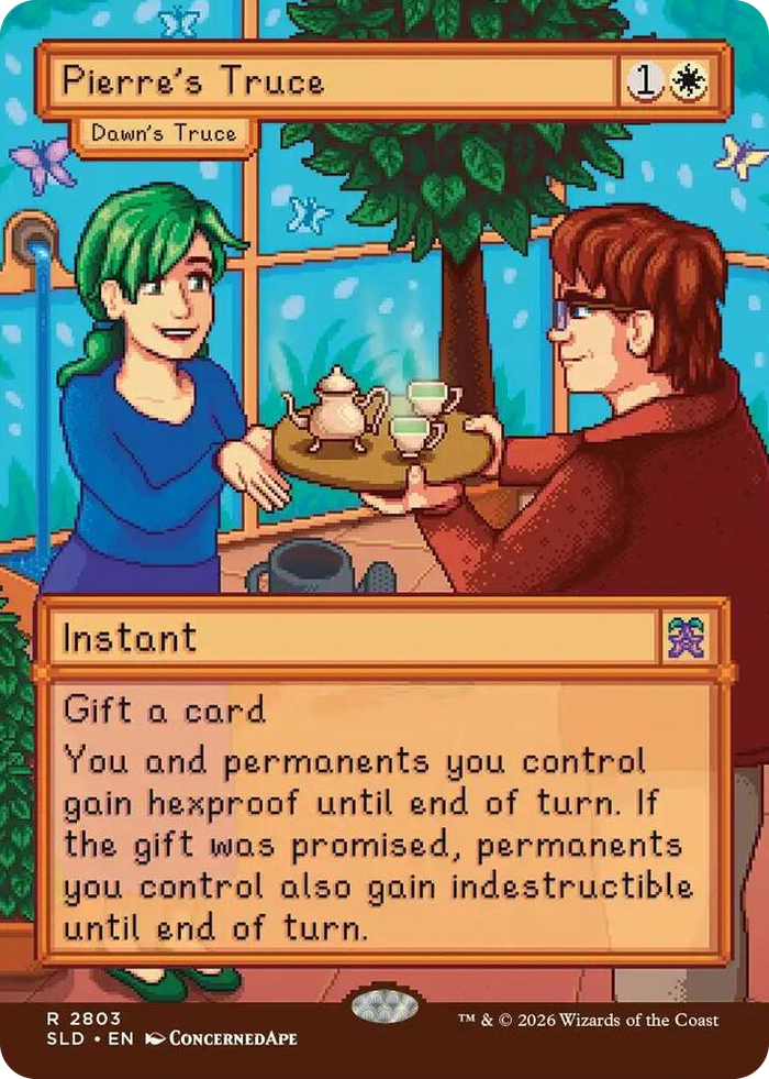 Pierre's Truce - Dawn's Truce #2803 R - Secret Lair Drop Series Pokemon card