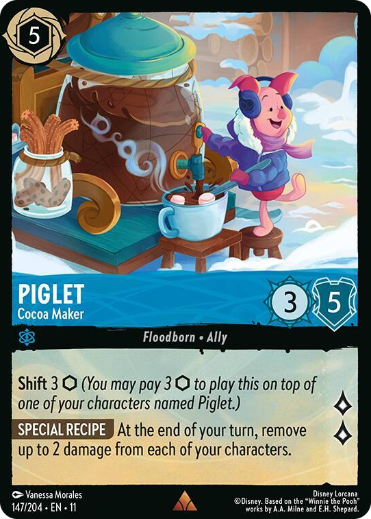 0147 Piglet - Cocoa Maker Rare Winterspell