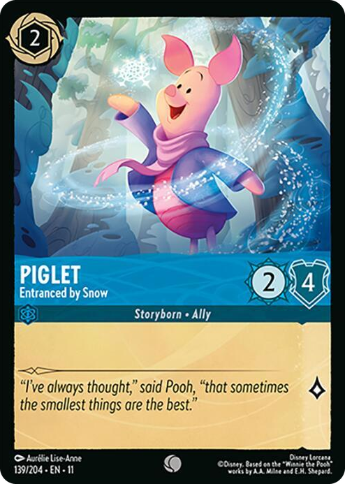0139 Piglet - Entranced by Snow Common Winterspell