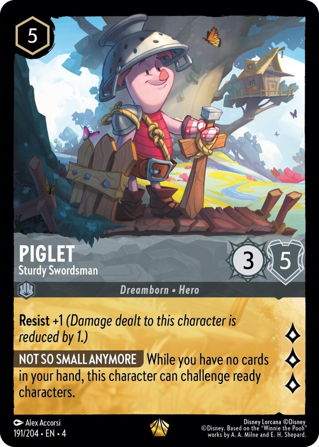0191 Piglet - Sturdy Swordsman Legendary Ursula's Return