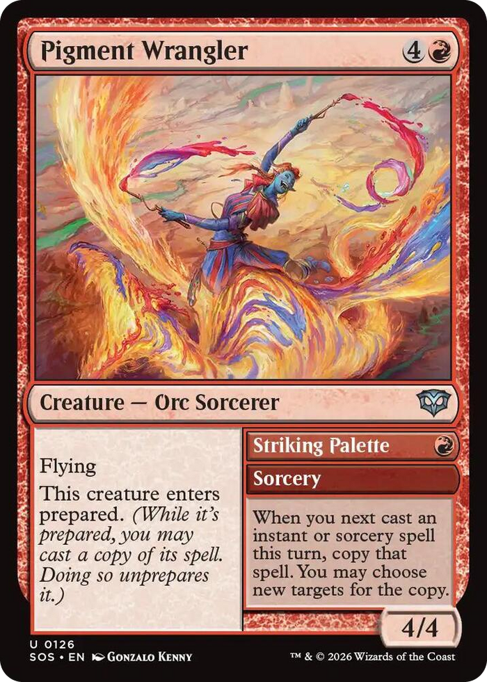 Pigment Wrangler #126 U - Secrets of Strixhaven Pokemon card