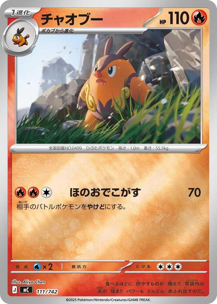 0111 Pignite - 111/742 (Mirror Holo) Common Start Deck 100 Battle Collection