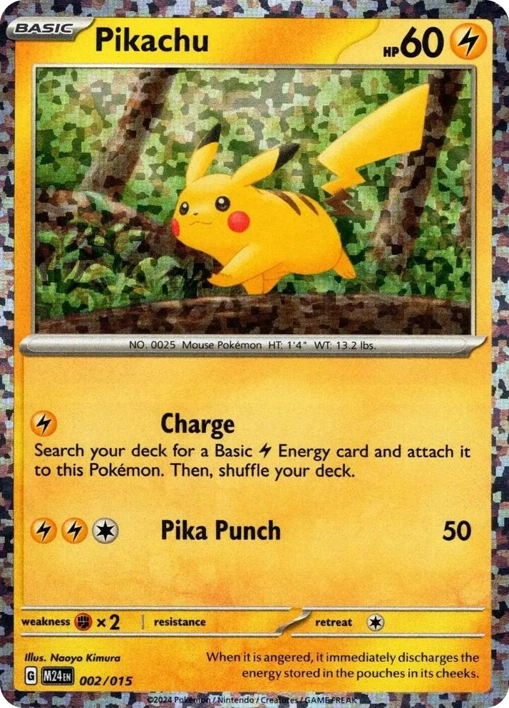 0002 Pikachu Promo McDonald's Promos 2024