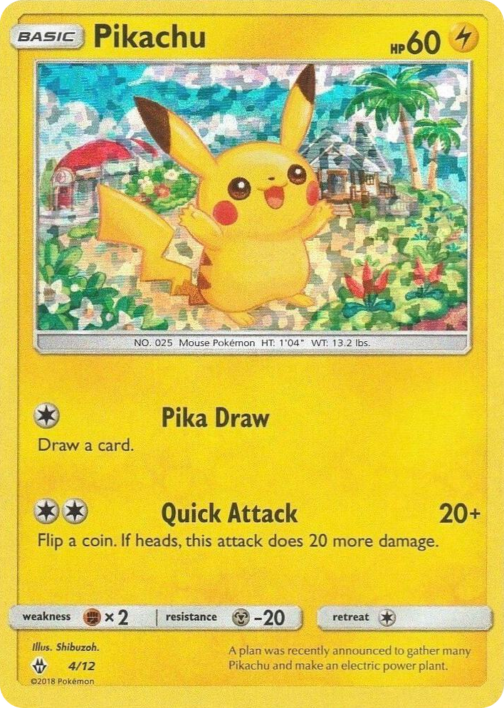0004 Pikachu Promo McDonald's Promos 2018