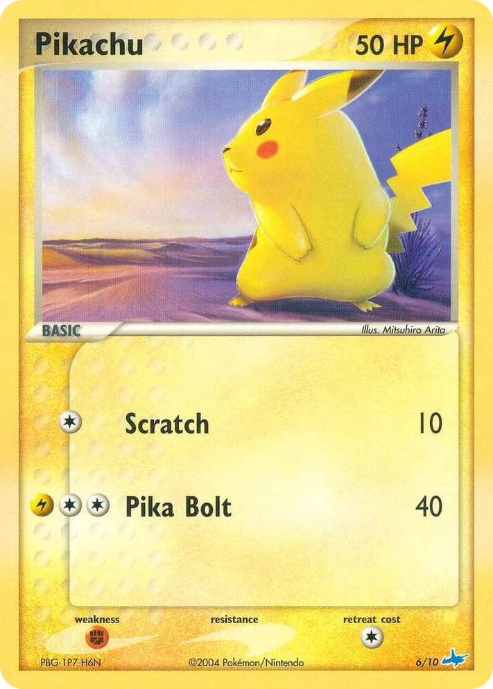 0006 Pikachu Common EX Trainer Kit 1: Latias & Latios