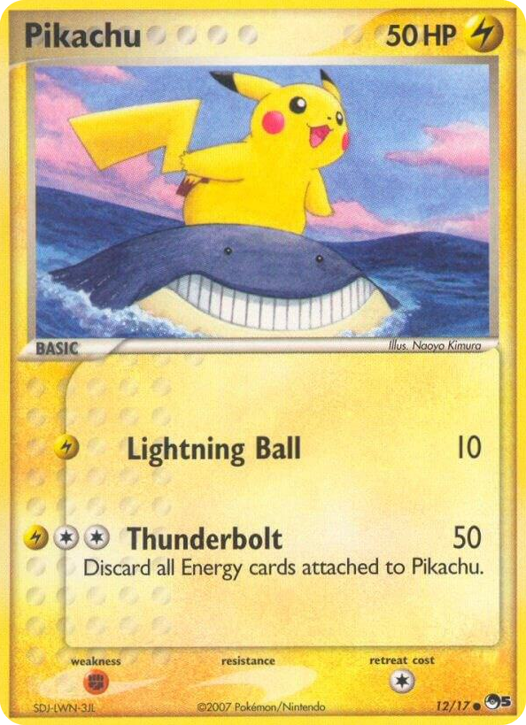 0012 Pikachu Common POP Series 5