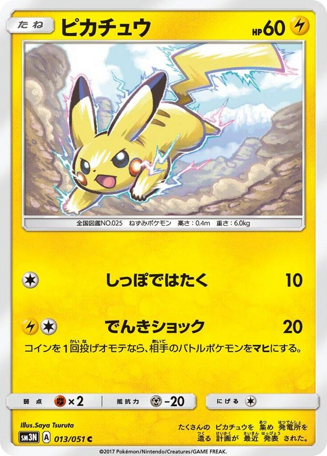 0013 Pikachu Common Darkness that Consumes Light
