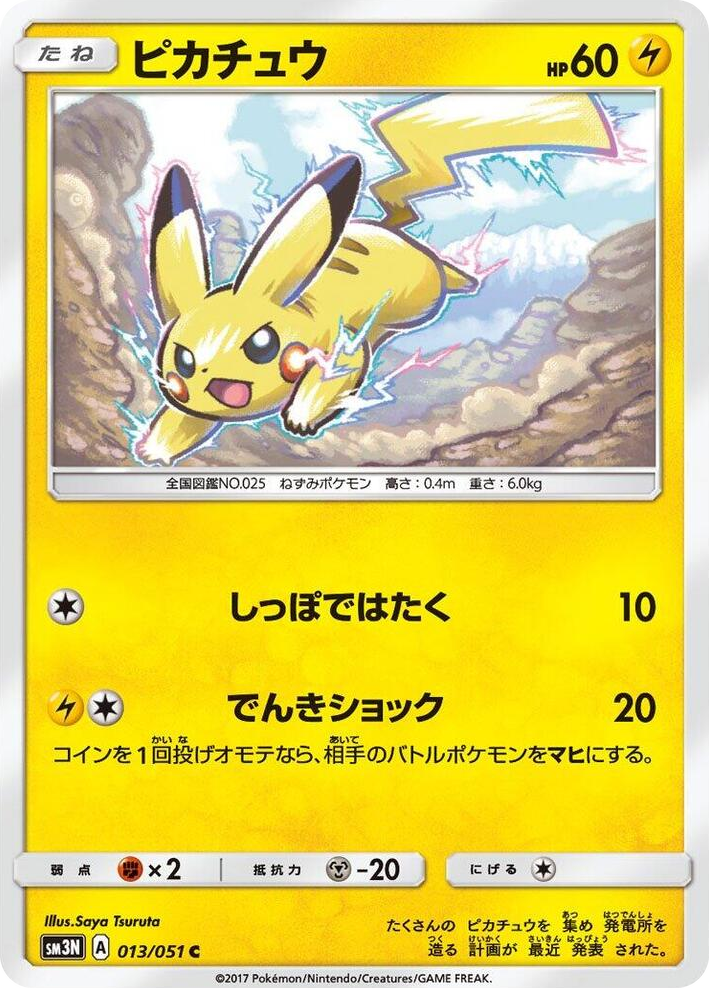 0013 Pikachu Common Darkness that Consumes Light