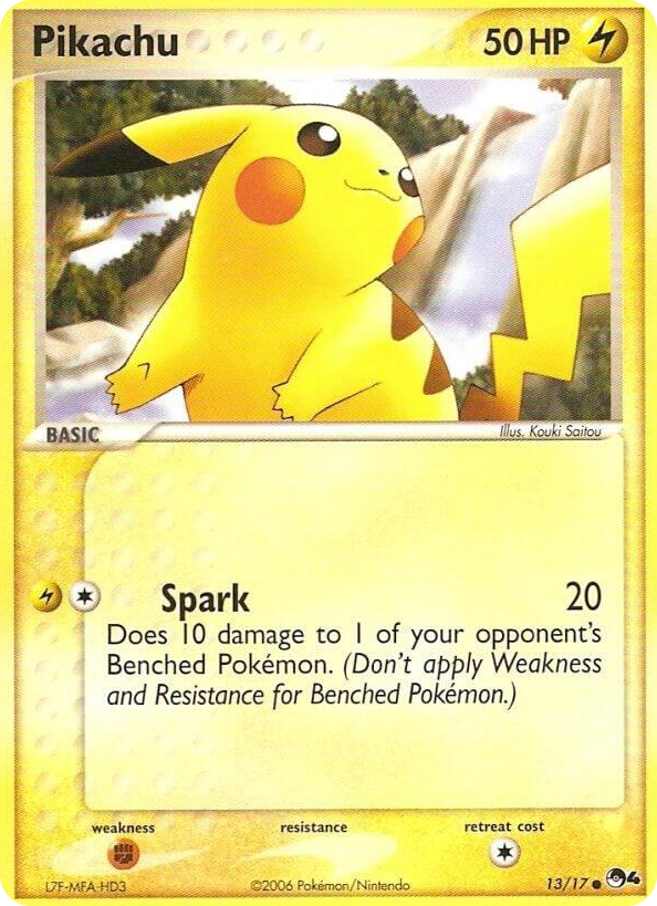 0013 Pikachu Common POP Series 4