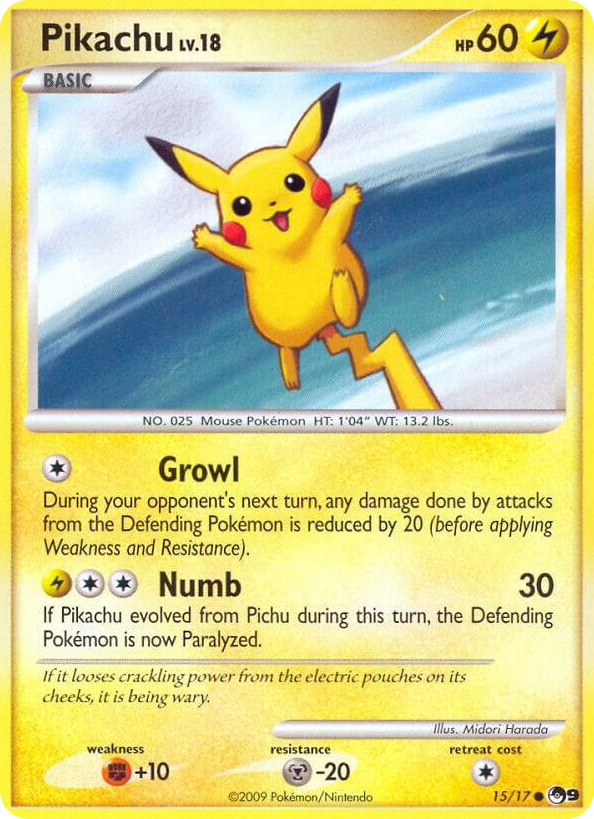 0015 Pikachu Common POP Series 9