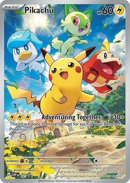 0027 Pikachu - 027 Promo Scarlet & Violet Promo Cards