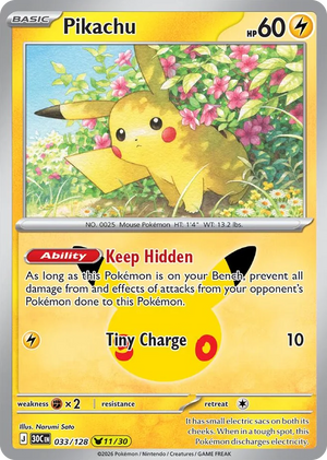 0033 Pikachu (Narumi Sato) 30th Celebration