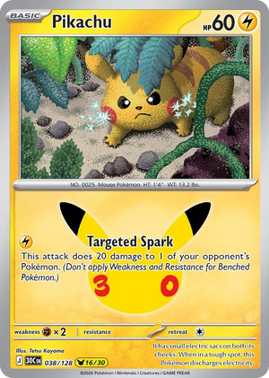 0038 Pikachu (Tetsu Kayama) 30th Celebration