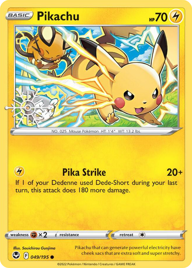 0049 Pikachu - 049/195 (Holiday Calendar) Common Miscellaneous Cards & Products