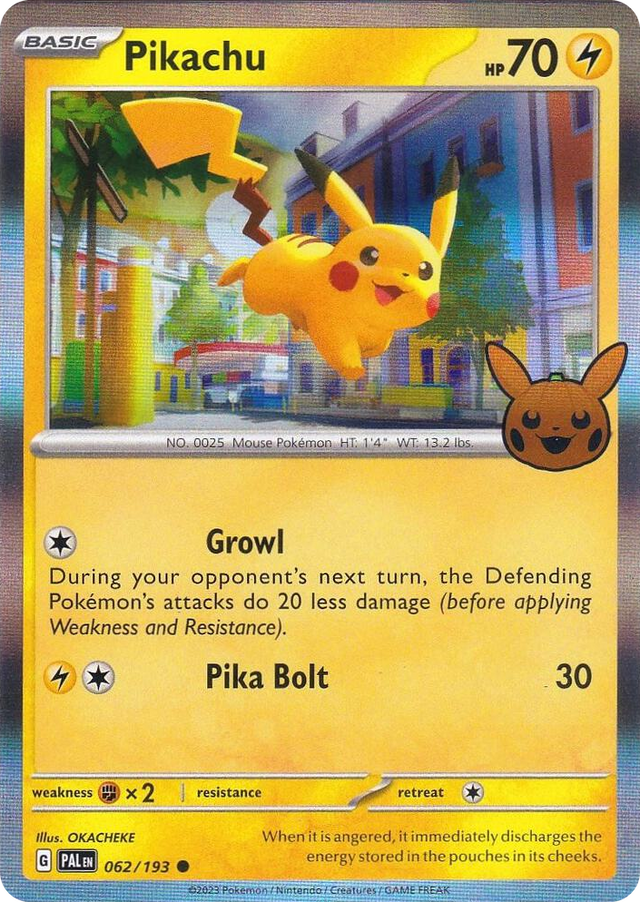 0062 Pikachu Common Trick or Trade BOOster Bundle 2023
