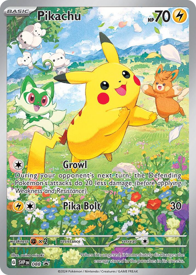 0088 Pikachu - 088 Promo Scarlet & Violet Promo Cards