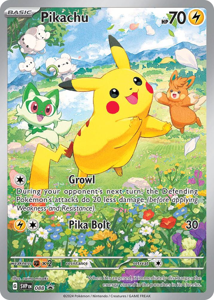 0088 Pikachu - 088 Promo Scarlet & Violet Promo Cards