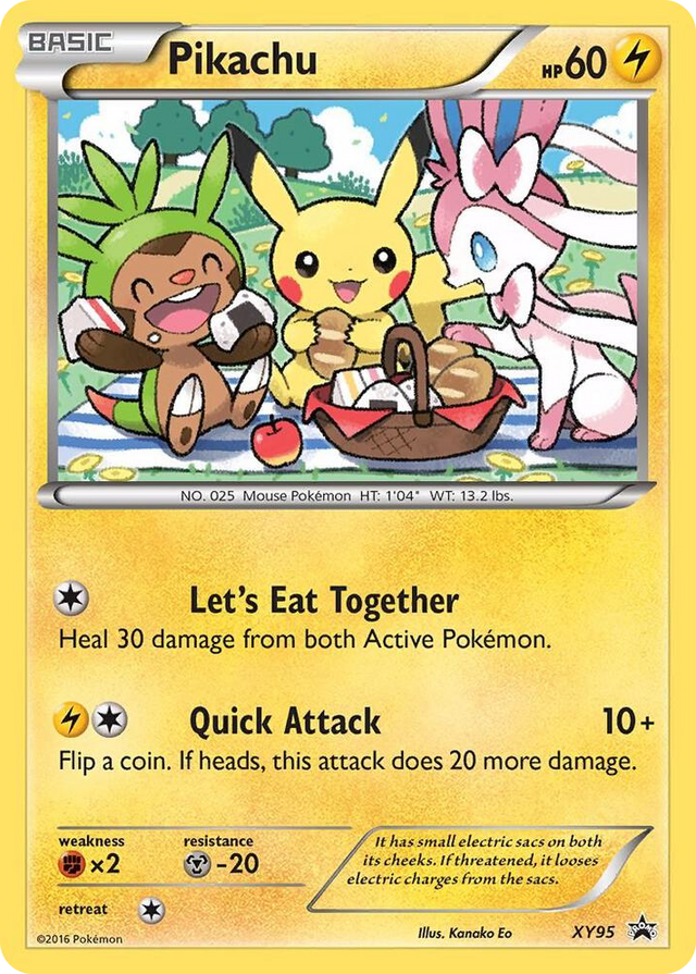 XY095 Pikachu Promo XY Promos