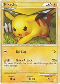 0016 Pikachu (#16) Common HGSS Trainer Kit: Gyarados & Raichu