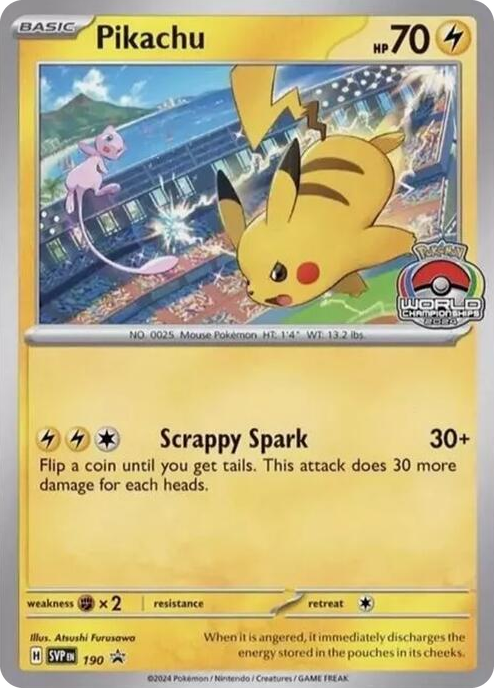0190 Pikachu - 190 Promo Scarlet & Violet Promo Cards