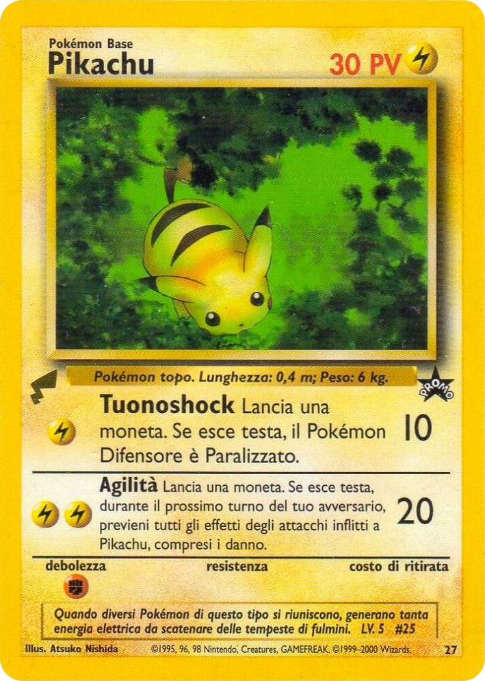 0027 Pikachu (Baby) Promo Pikachu World Collection Promos