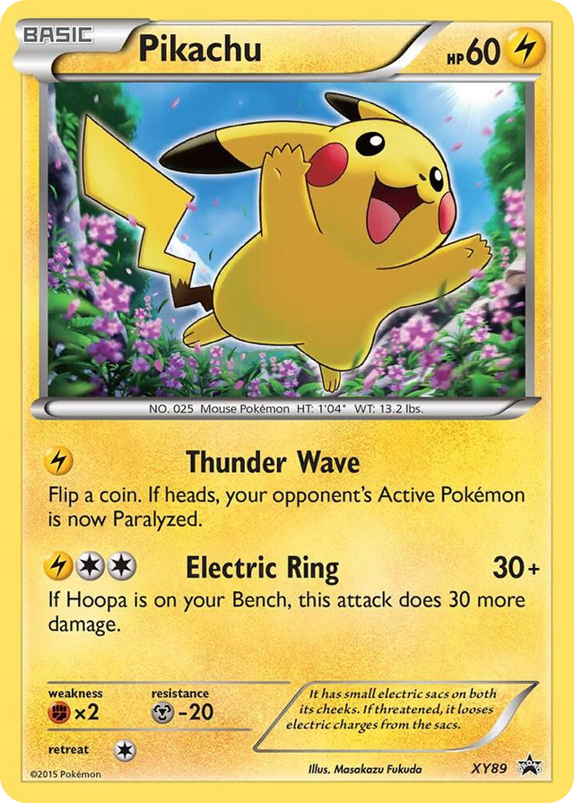 XY089 Pikachu (Collector Chest) Promo XY Promos