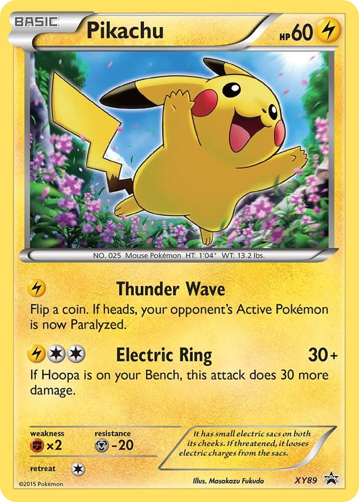 XY089 Pikachu (Collector Chest) Promo XY Promos