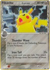0035 Pikachu (Delta Species) - 035 (Value Pack) Promo Nintendo Promos