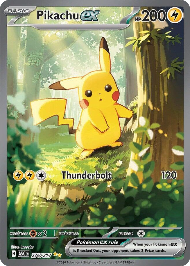 0276 Pikachu ex Special Illustration Rare Ascended Heroes