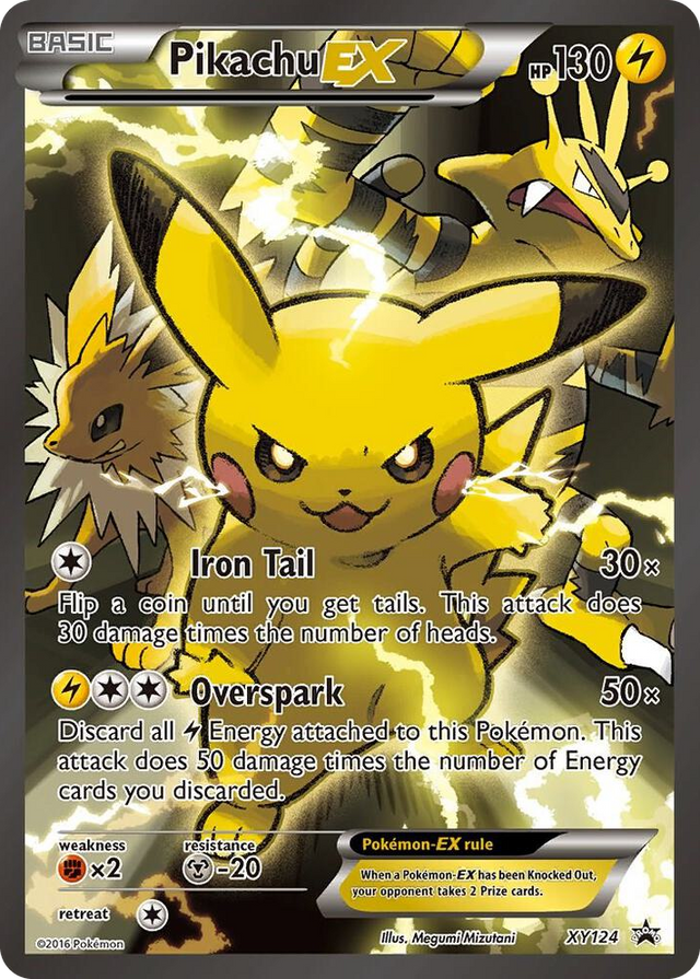 XY124 Pikachu EX - XY124 Promo XY Promos