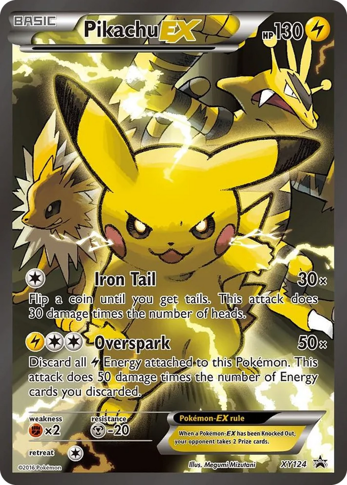 XY124 Pikachu EX - XY124 Promo XY Promos