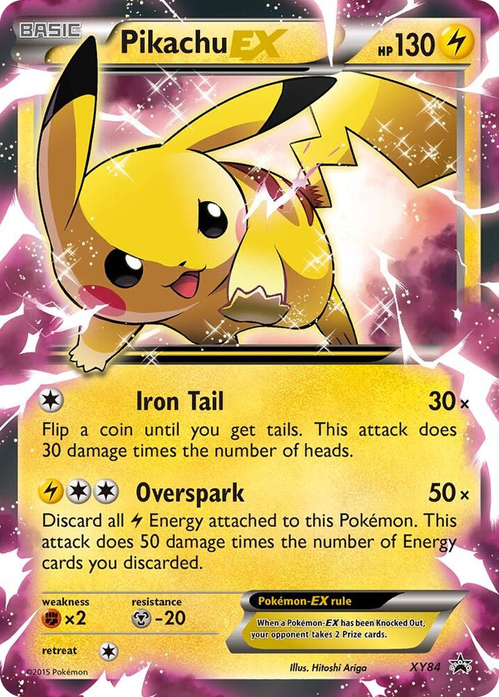 XY084 Pikachu EX - XY84 Promo XY Promos