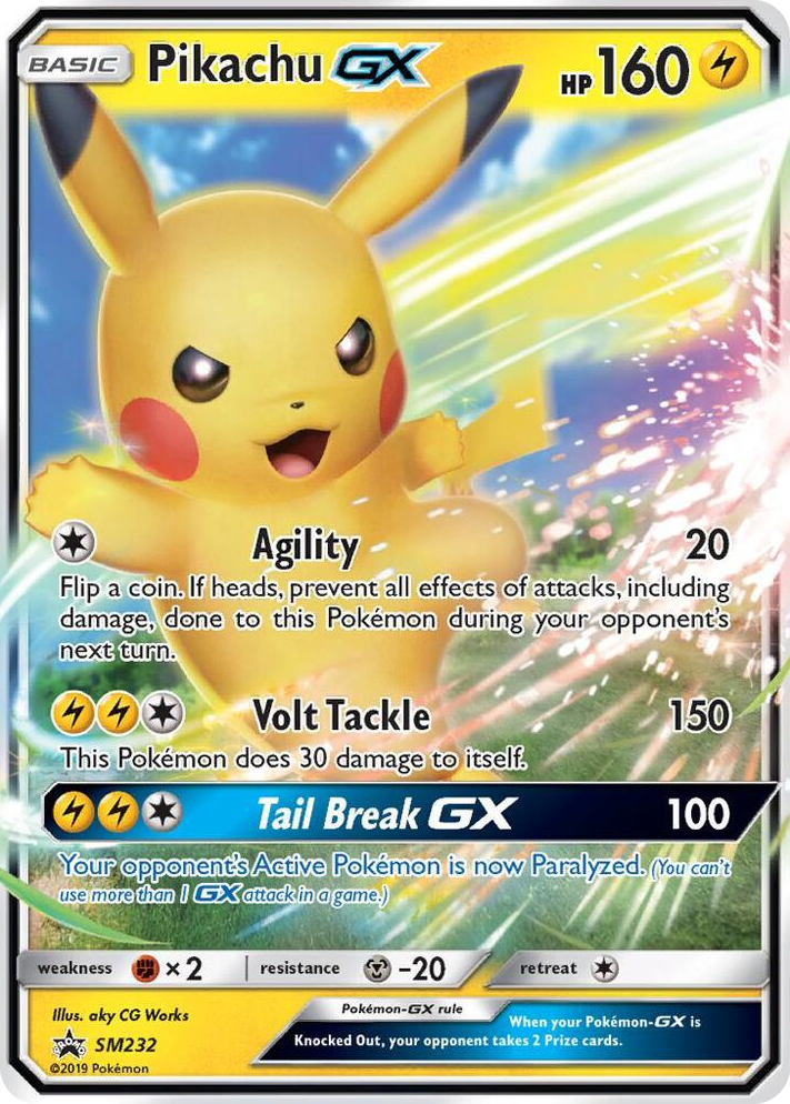 SM232 Pikachu GX - SM232 Promo SM Promos