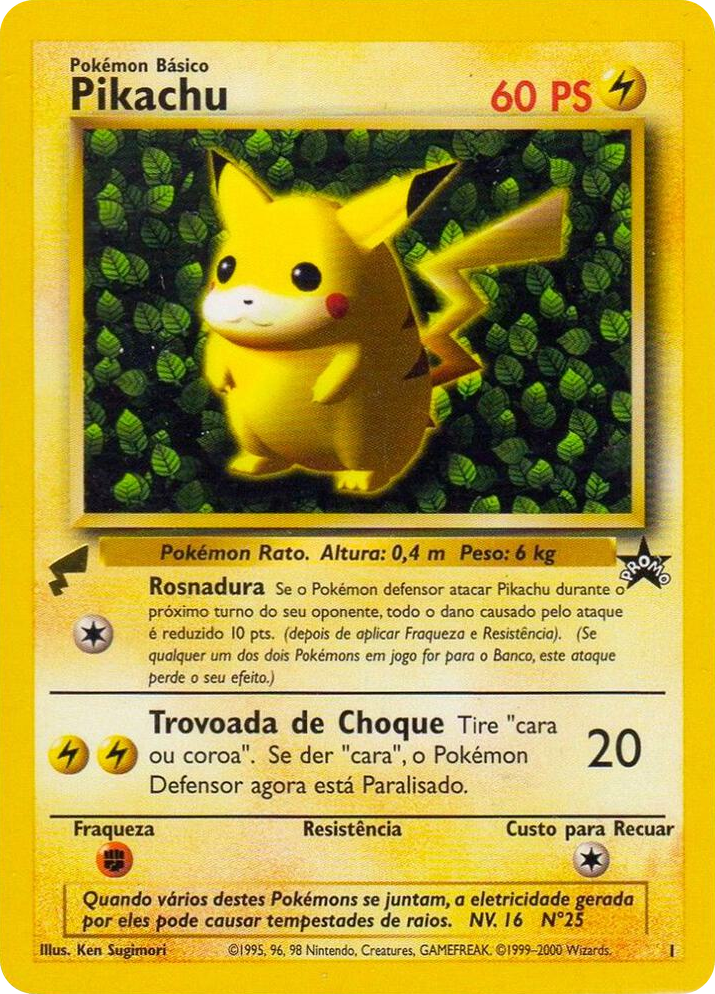 0001 Pikachu (Ivy) Promo Pikachu World Collection Promos