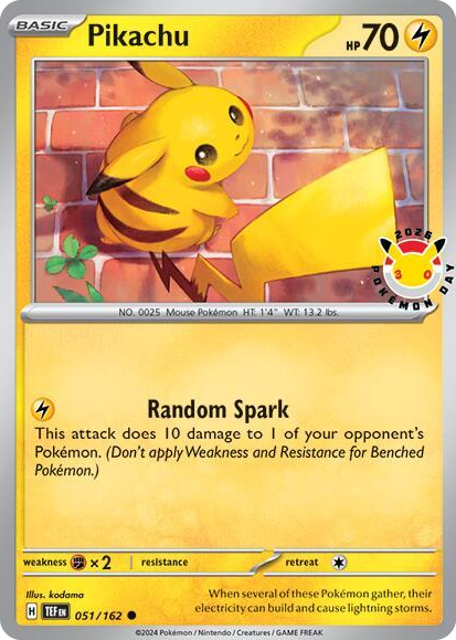 0051 Pikachu (Pokemon Day 2026) Common Miscellaneous Cards & Products