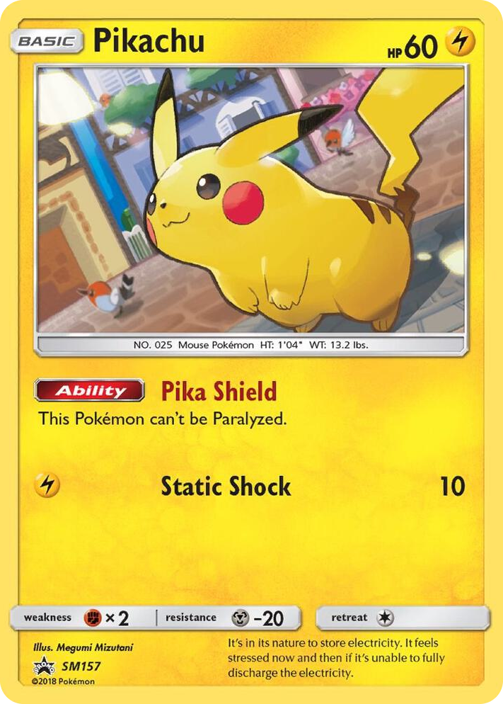 SM157 Pikachu - SM157 Promo SM Promos