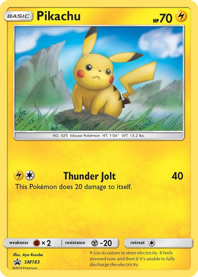 SM183 Pikachu - SM183 Promo SM Promos