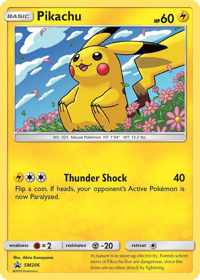 SM206 Pikachu - SM206 Promo SM Promos