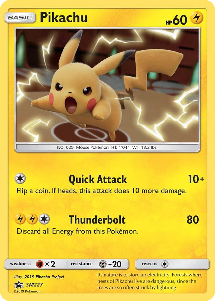 SM227 Pikachu - SM227 Promo SM Promos