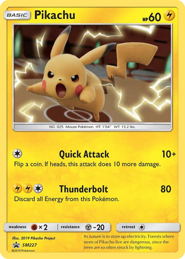 SM227 Pikachu - SM227 Promo SM Promos