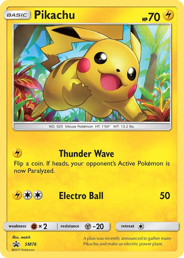 SM076 Pikachu - SM76 Promo SM Promos