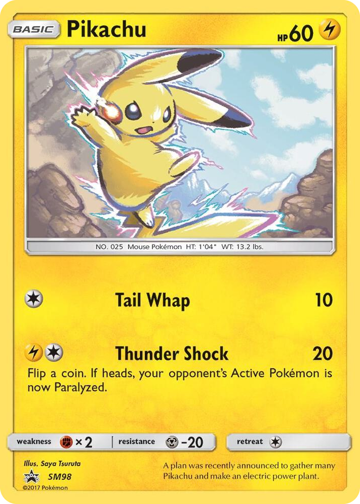SM098 Pikachu - SM98 Promo SM Promos