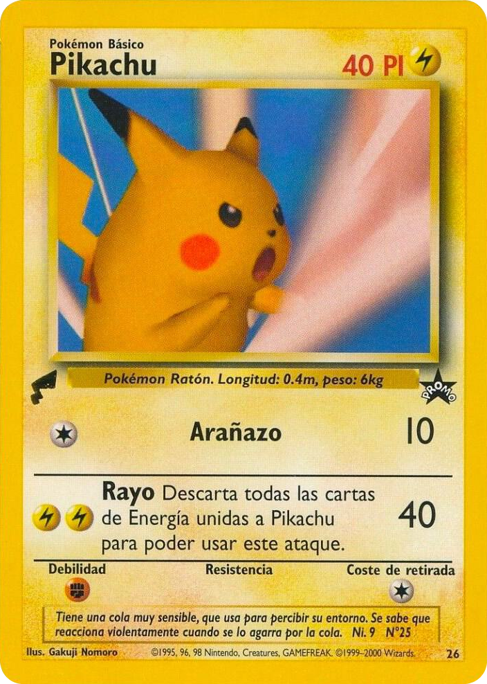0004 Pikachu (Snap) Promo Pikachu World Collection Promos