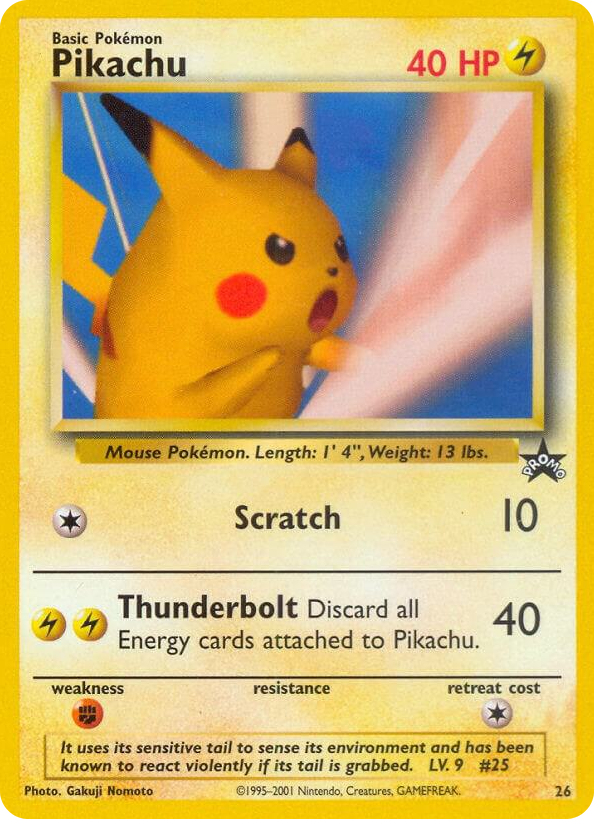 0026 Pikachu (SNAP Promo) Promo WoTC Promo