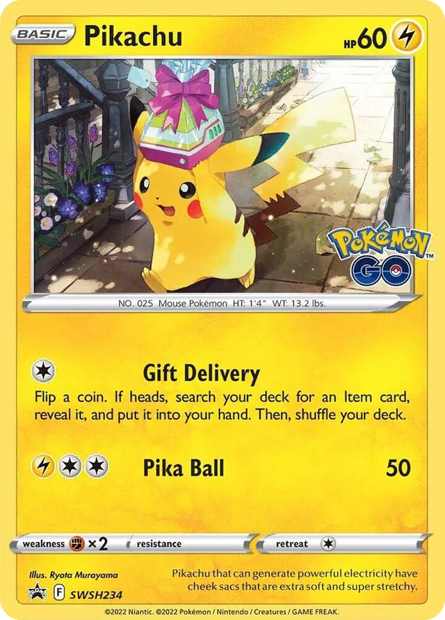 0234 Pikachu - SWSH234 Promo Sword & Shield Promo Cards
