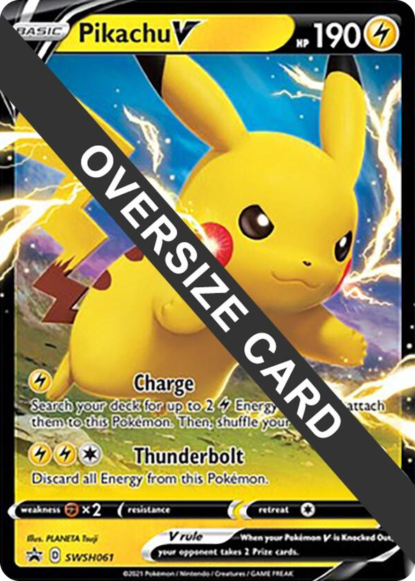 0061 Pikachu V - SWSH061 Promo Jumbo Cards