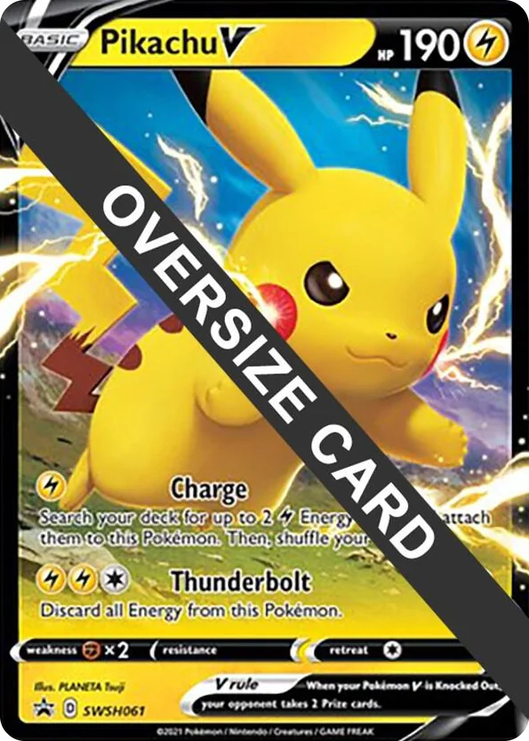 0061 Pikachu V - SWSH061 Promo Jumbo Cards