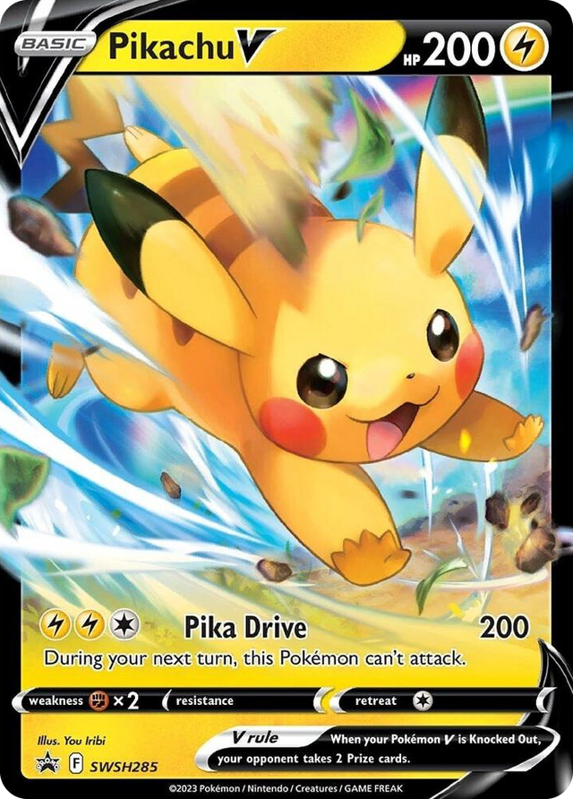 0285 Pikachu V - SWSH285 Promo Sword & Shield Promo Cards